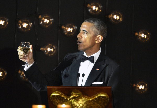 US-Präsident Obama bei einem Dinner für die Nordischen Staaten im Weißen Haus am 13. Mai. (Foto: dpa)