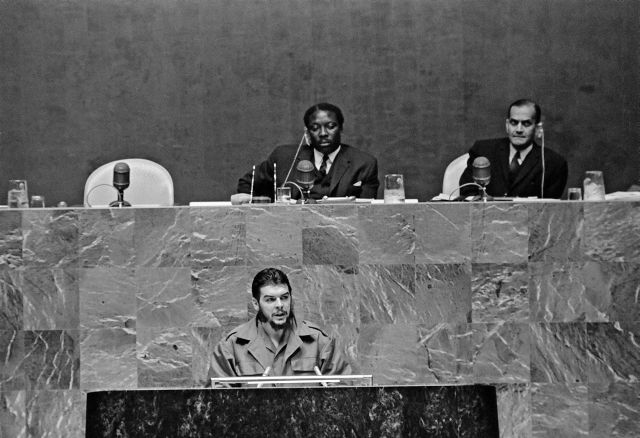 Kubas ehemaliger Industrieminister Ernesto 'Che' Guevara vor der UN-Vollversammlung am 11. Dezember 1964  Bild: UN/TC